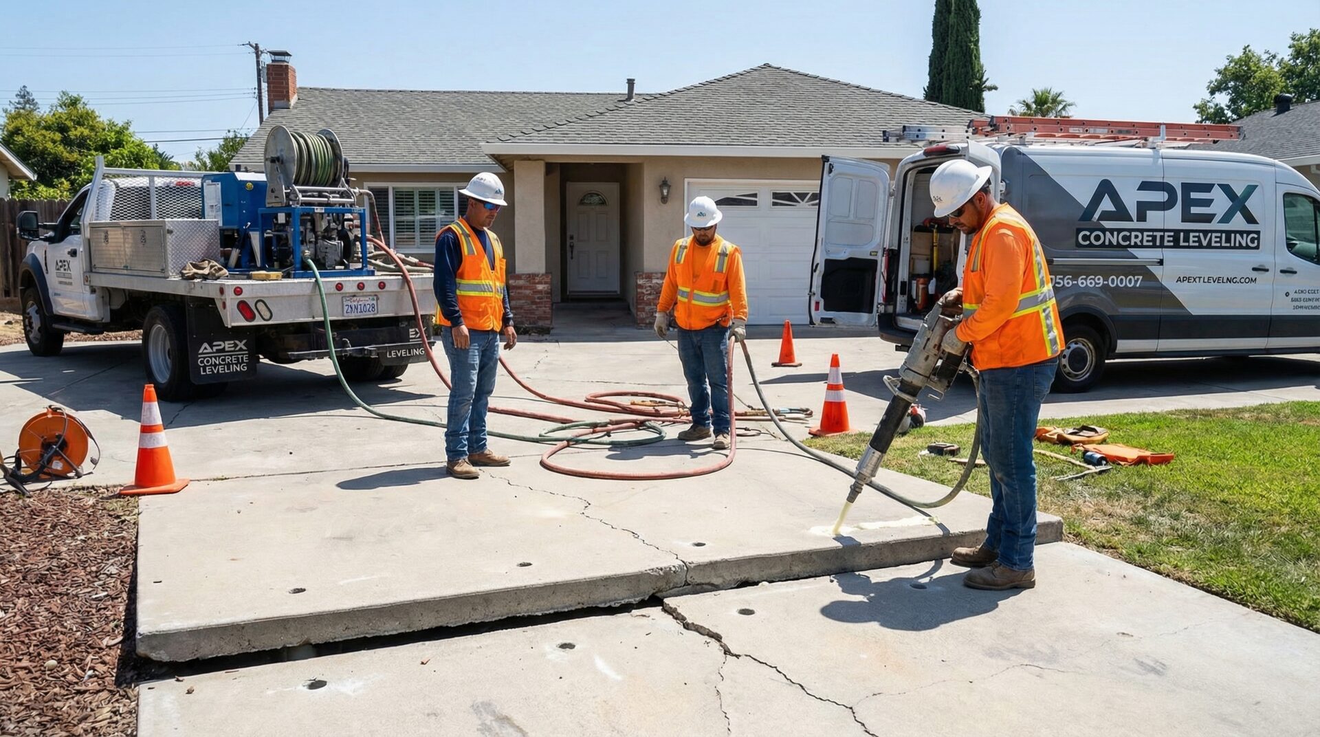 Concrete Leveling Services - Solid Base Solutions