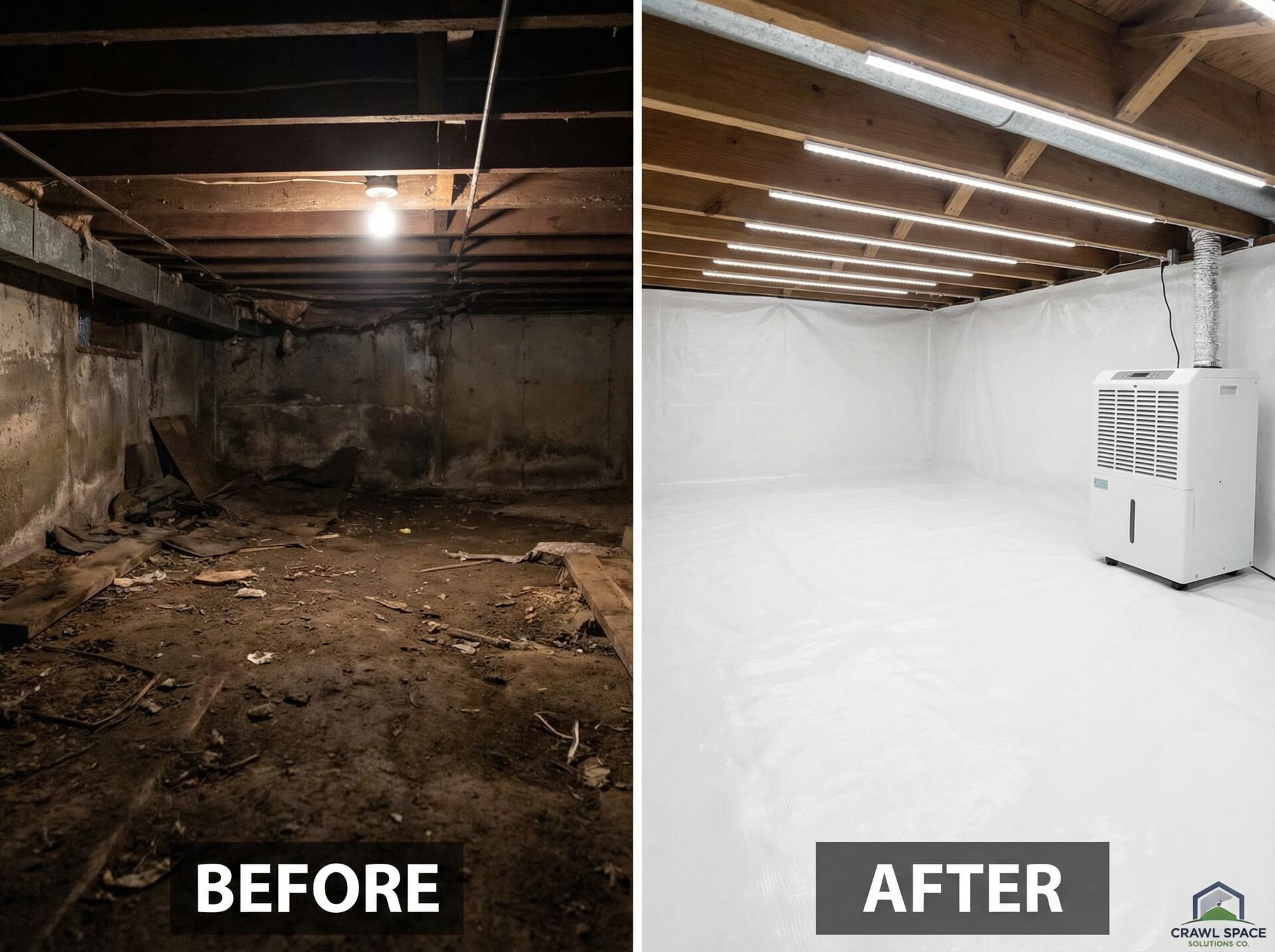 Crawl Space Encapsulation - Solid Base Solutions